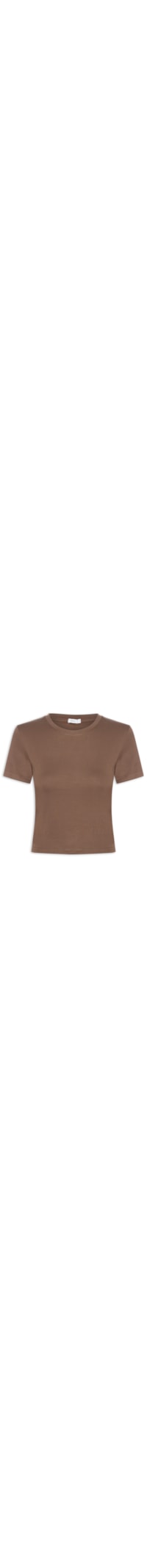 Camiseta Feminina Lisa Mc - Marrom