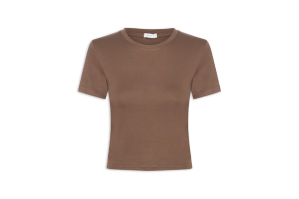 Camiseta Feminina Lisa Mc - Marrom