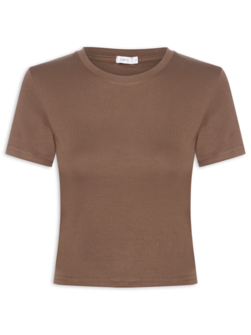 Camiseta Feminina Lisa Mc – Marrom