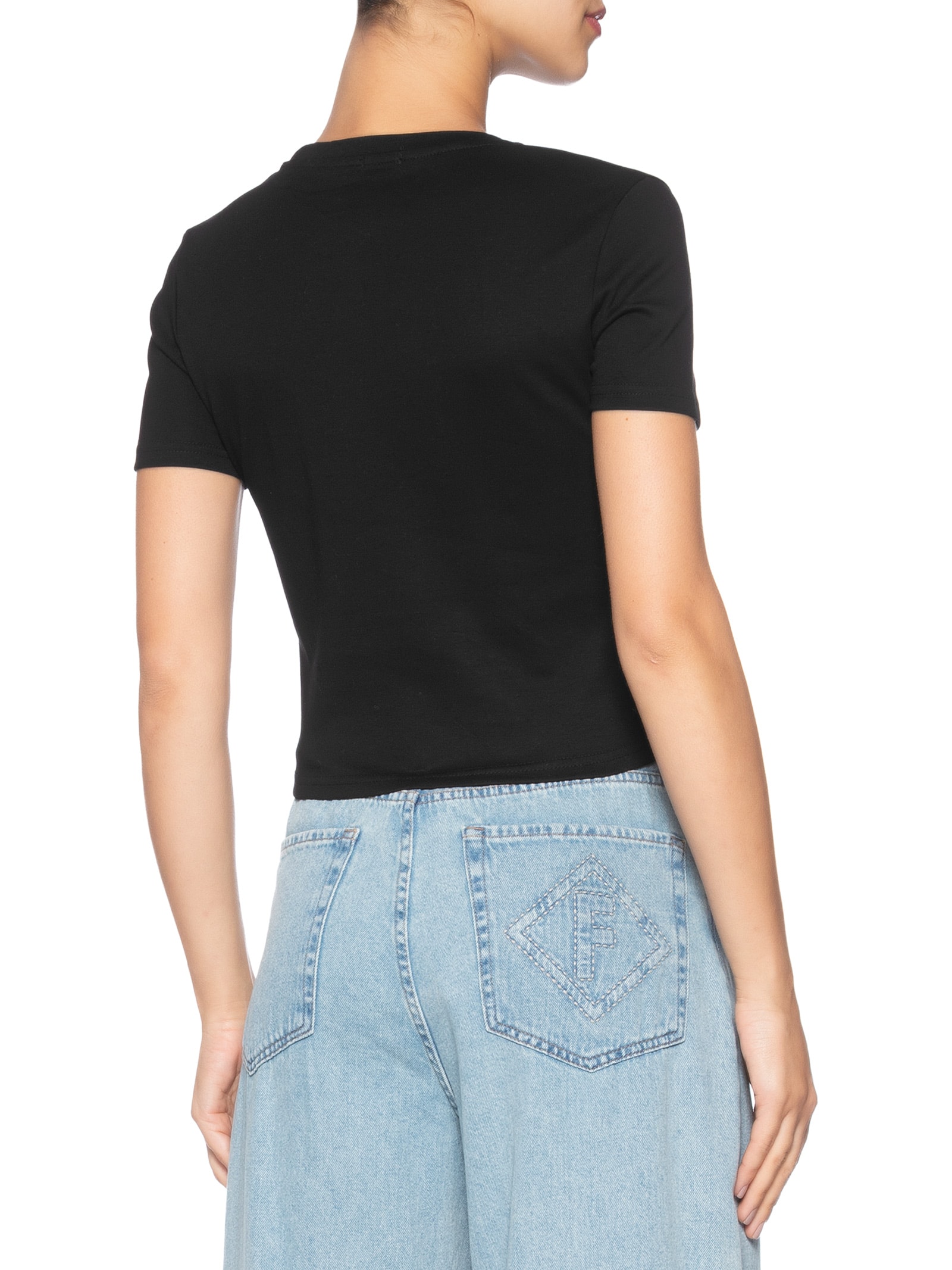 Camiseta Feminina Lisa Mc Preto Basiq