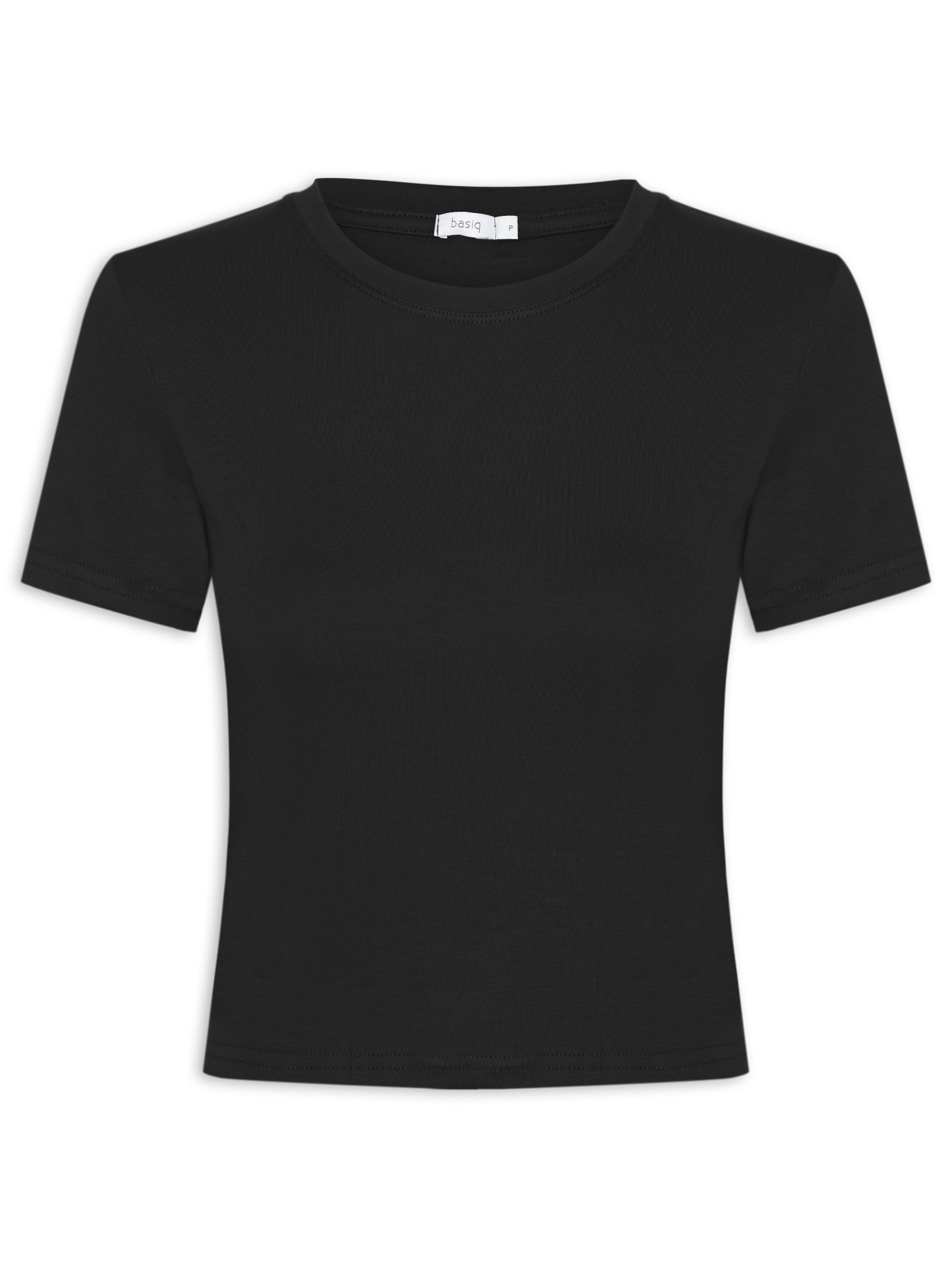 Camiseta Feminina Lisa Mc Preto Basiq