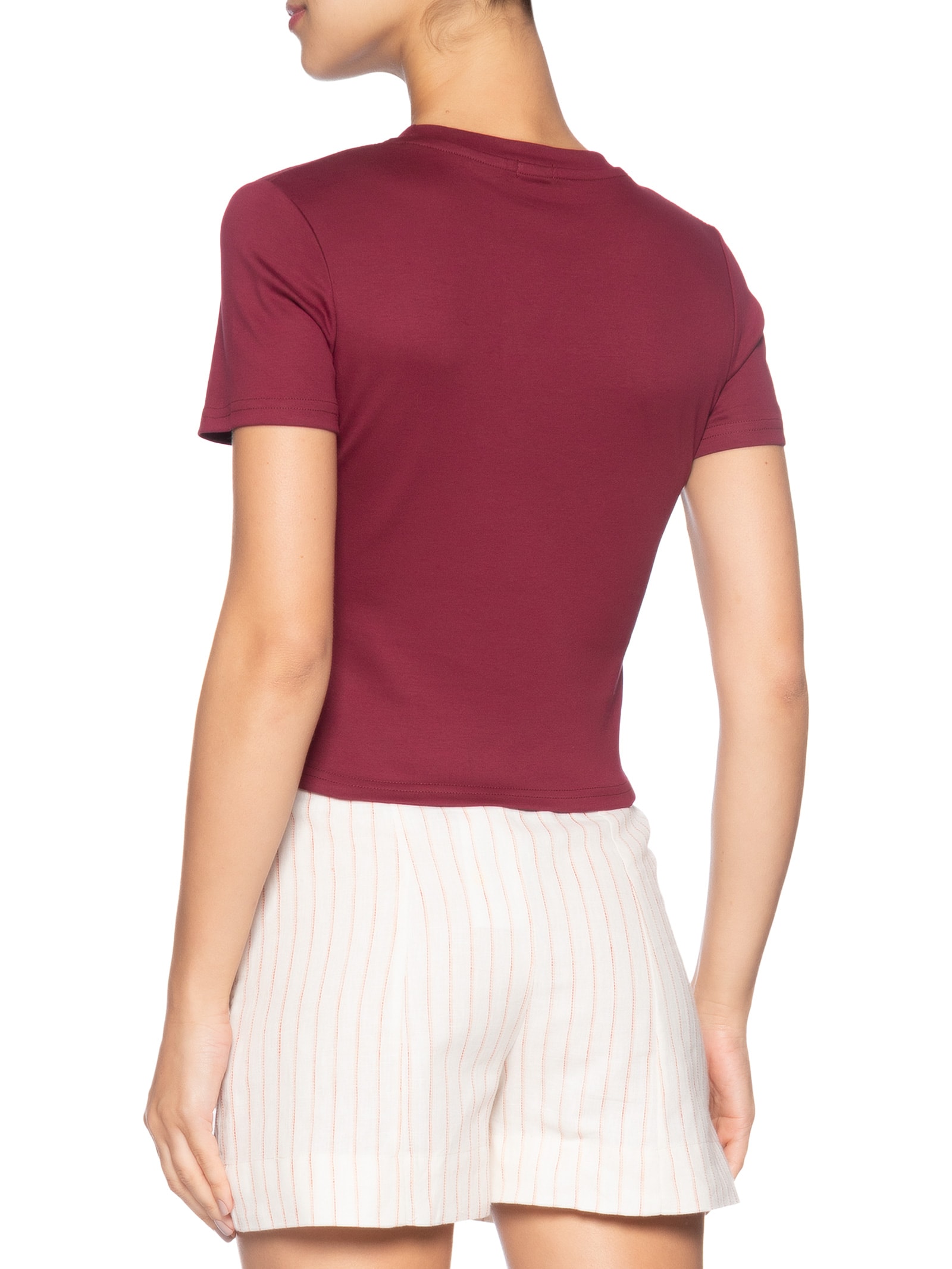 Camiseta Feminina Lisa Mc Vinho Basiq