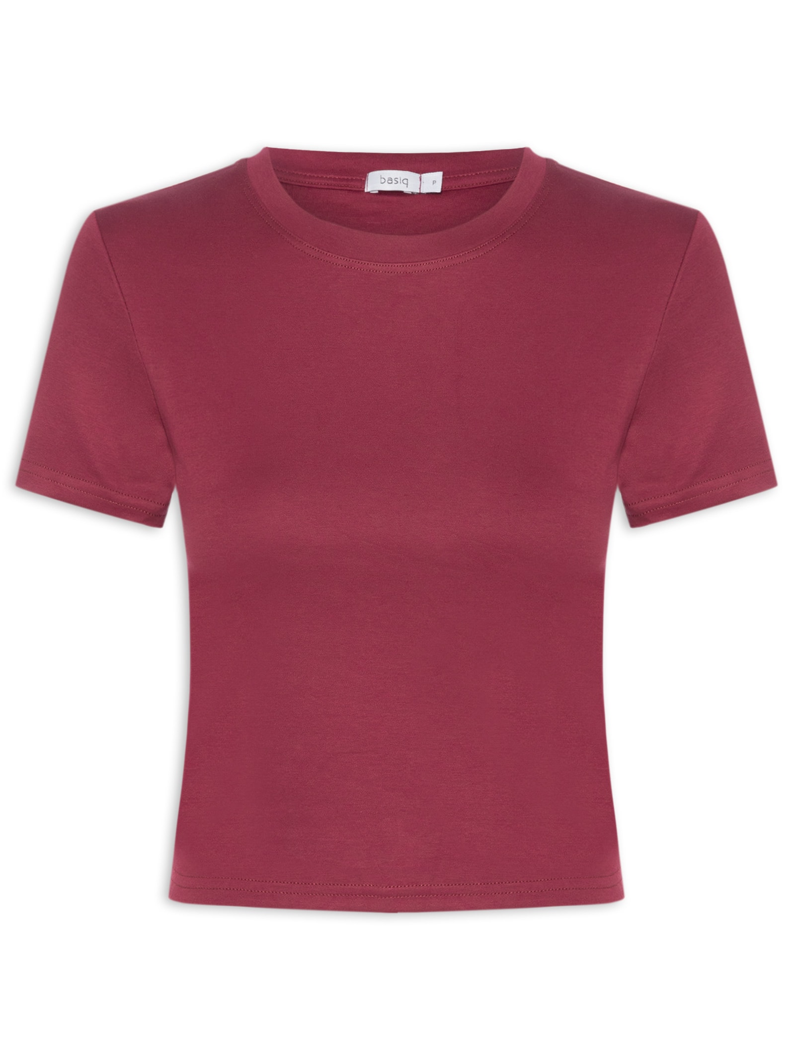 Camiseta Feminina Lisa Mc Vinho Basiq