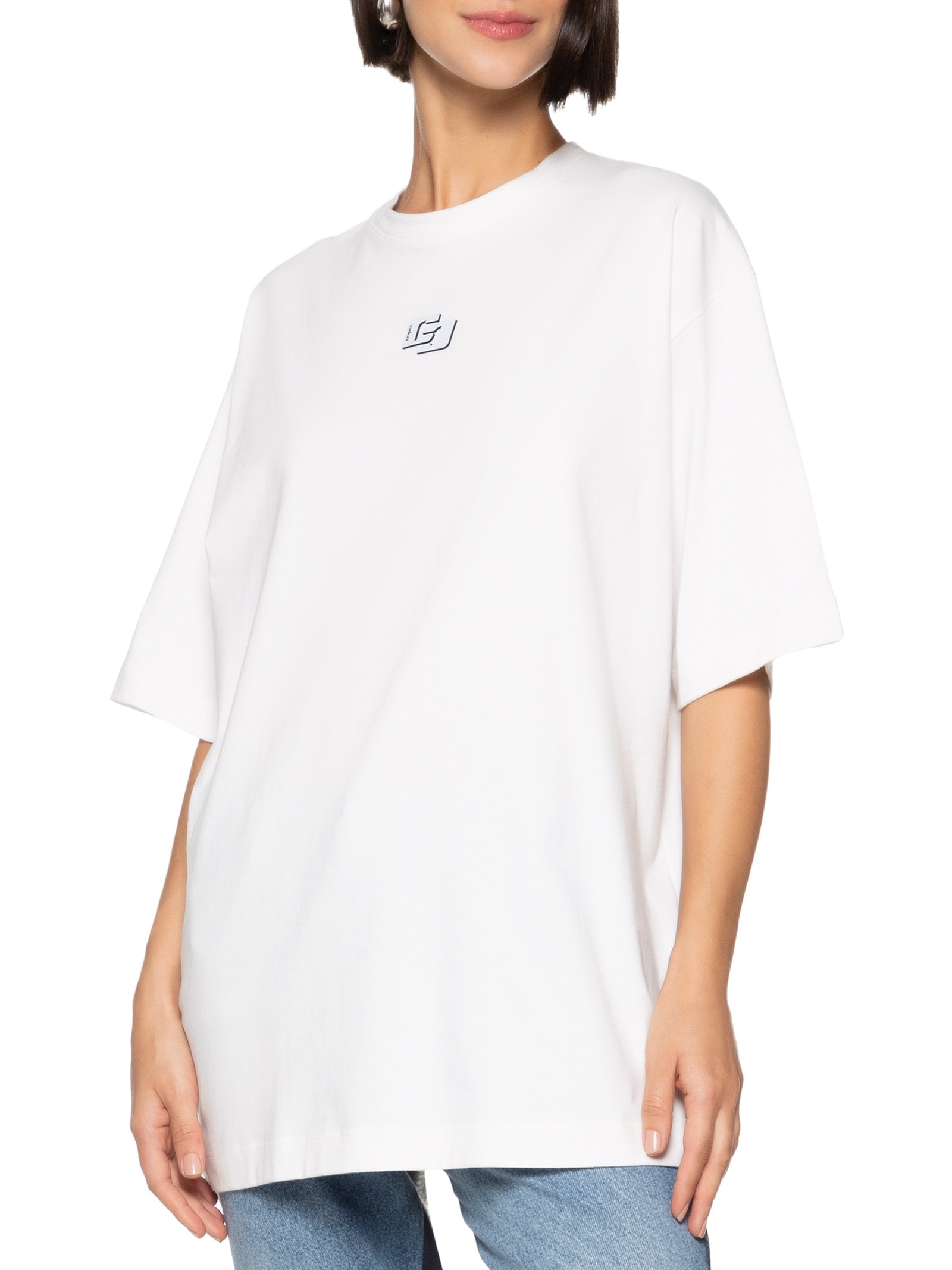 Camiseta Feminina Lisa Off White Colcci