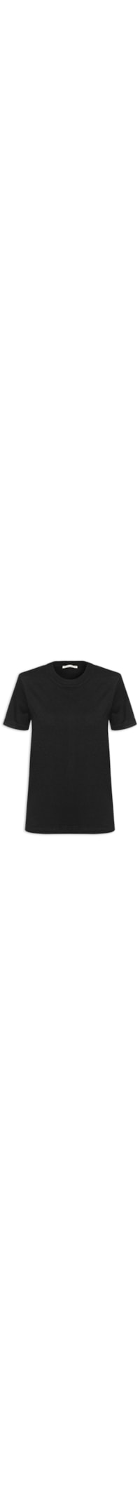 Camiseta Feminina Lisa - Preto
