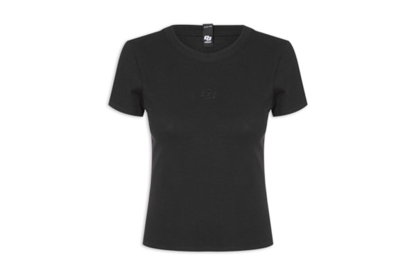 Camiseta Feminina Lisa - Preto