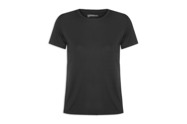 Camiseta Feminina Lisa - Preto