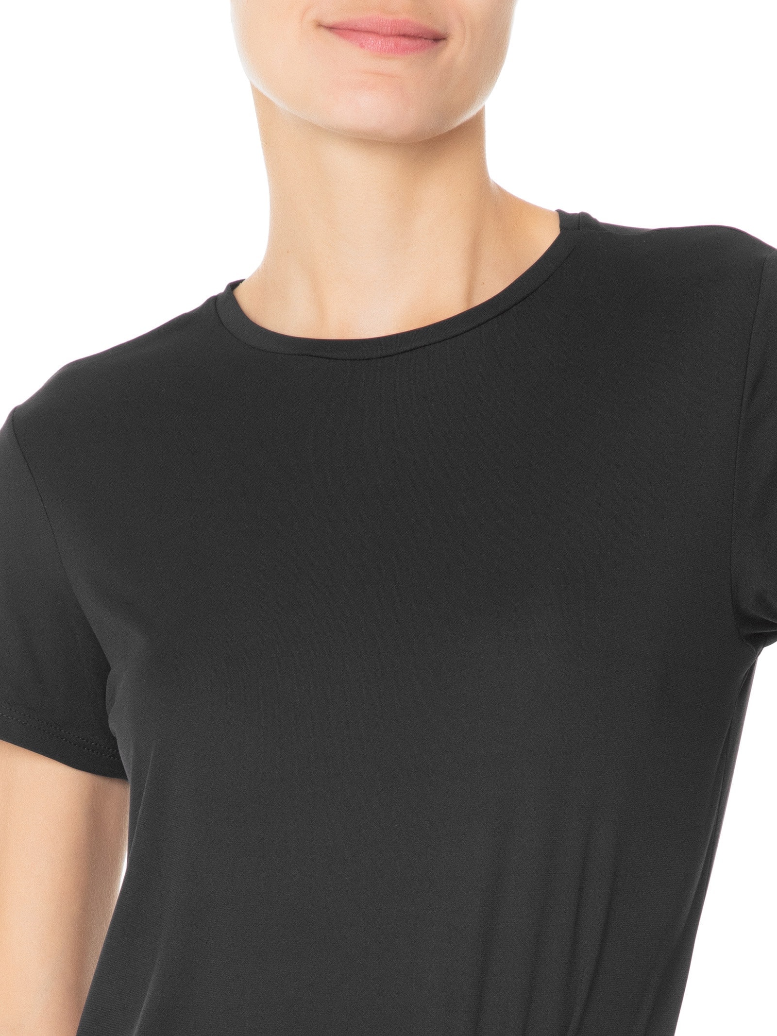Camiseta Feminina Lisa Preto Hering Sports