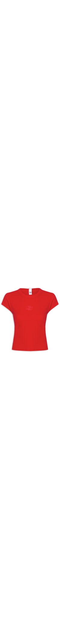 Camiseta Feminina Lisa - Vermelho
