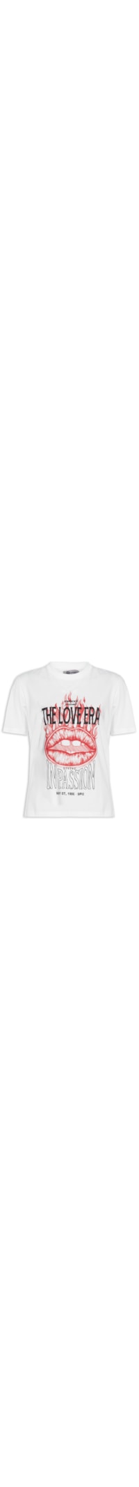 Camiseta Feminina Living In Passion - Off White