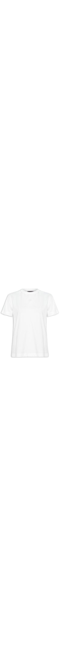 Camiseta Feminina Logo - Off White
