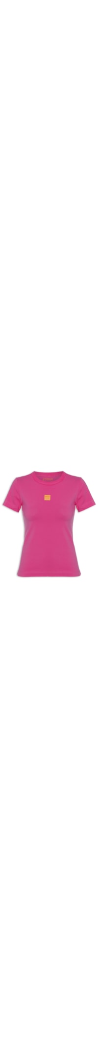 Camiseta Feminina Logo - Rosa