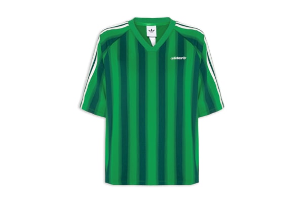 Camiseta Feminina Loose Linear - Verde