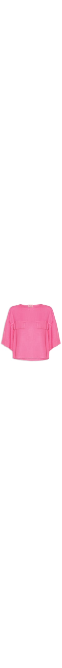 Camiseta Feminina Loose - Rosa