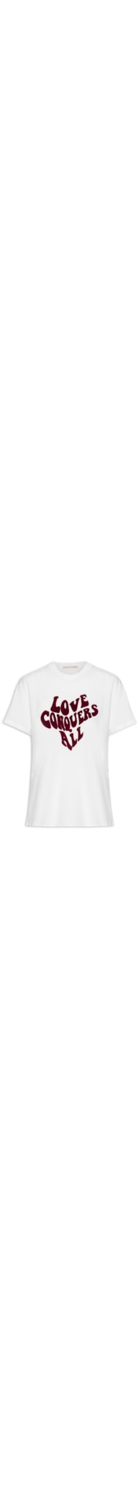 Camiseta Feminina Love Conquers All - Off White
