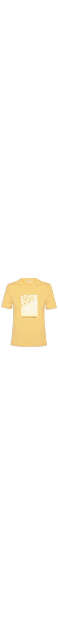 Camiseta Feminina Maison Bohéme - Amarelo