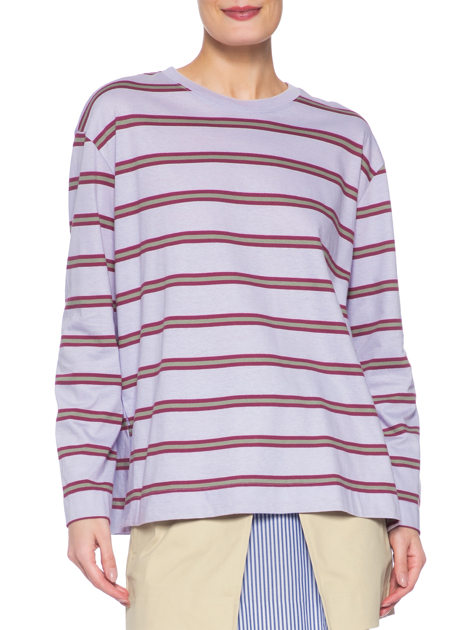 Camiseta Feminina Malha Fio Tinto Color Roxo Animale