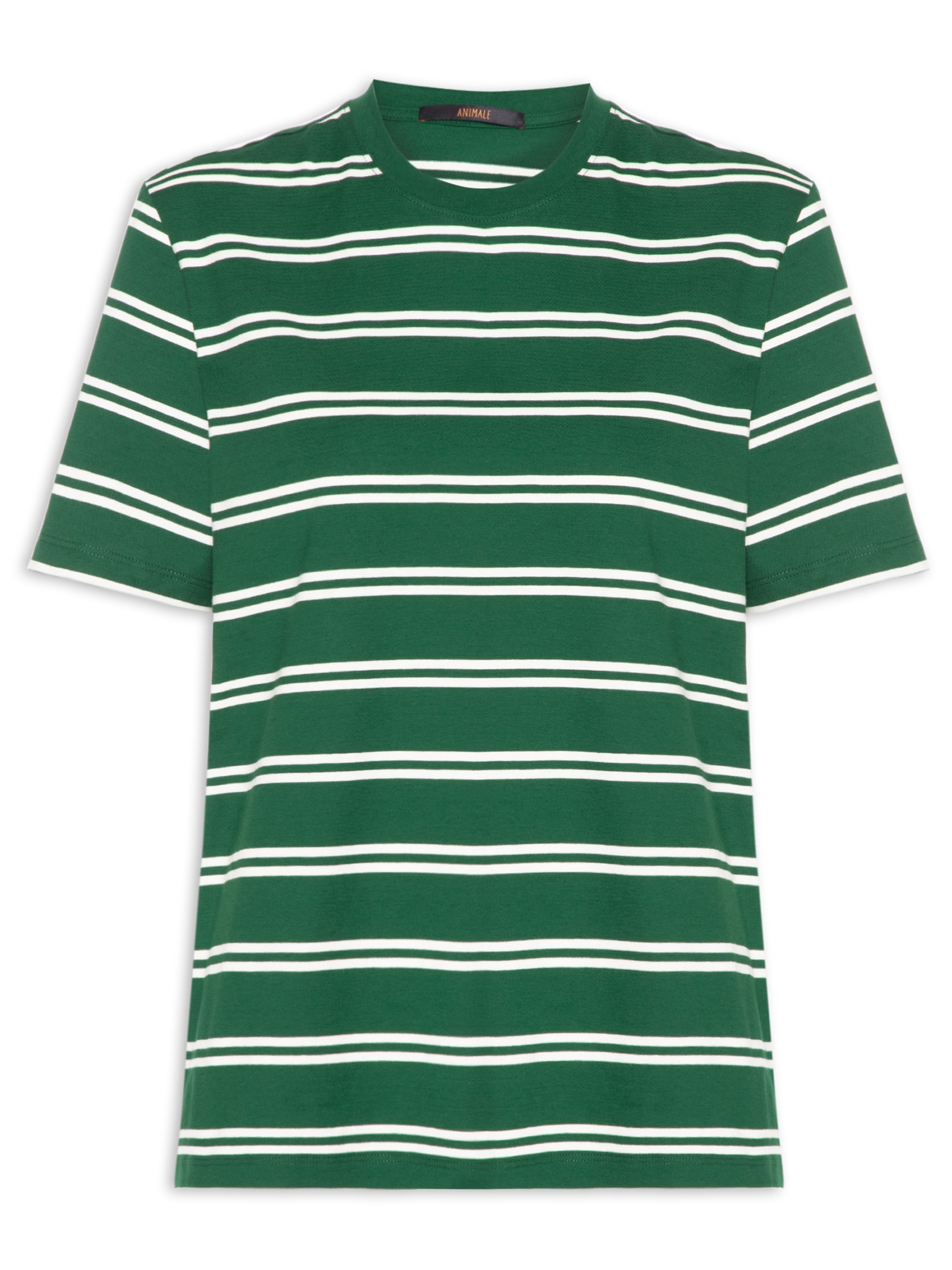 Camiseta Feminina Malha Fio Tinto Color Verde Animale