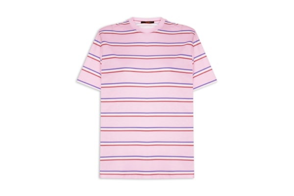Camiseta Feminina Malha Fio Tinto - Rosa