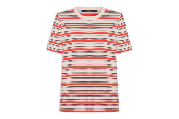 Camiseta Feminina Malha Fio Tinto - Vermelho