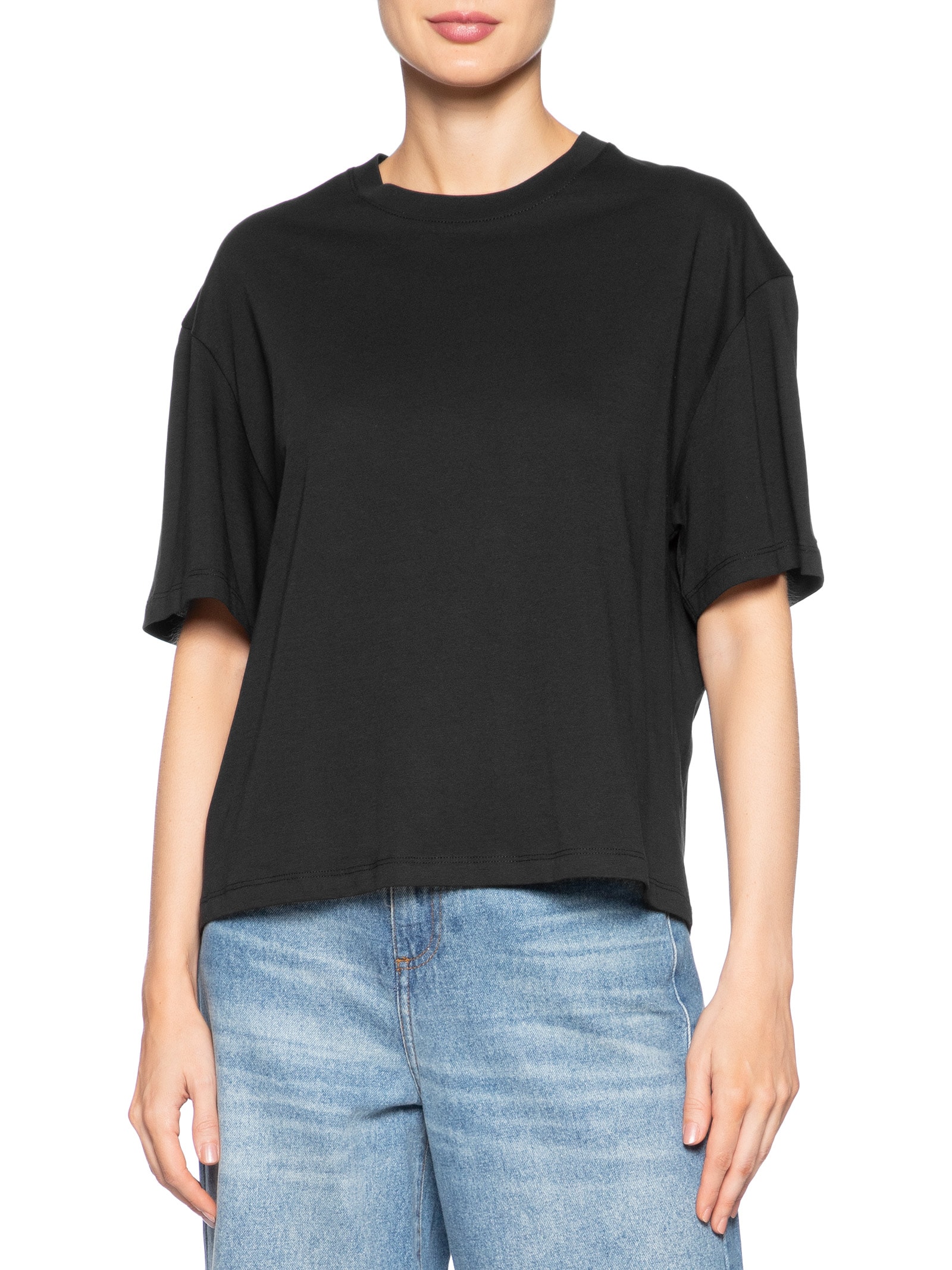 Camiseta Feminina Malha Pima Preto Animale
