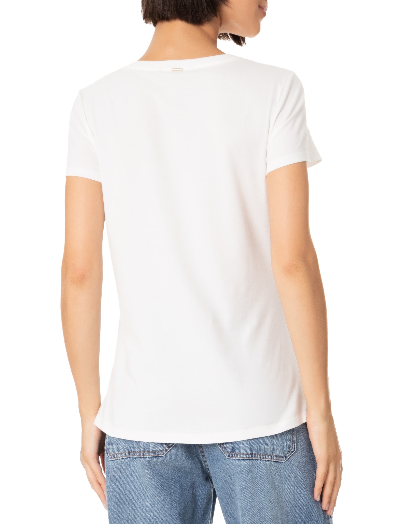 Camiseta Feminina Malha Prime Branco Lez A Lez