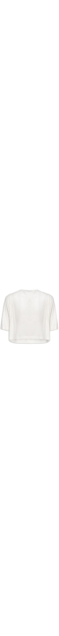 Camiseta Feminina Malha Sandra - Off White