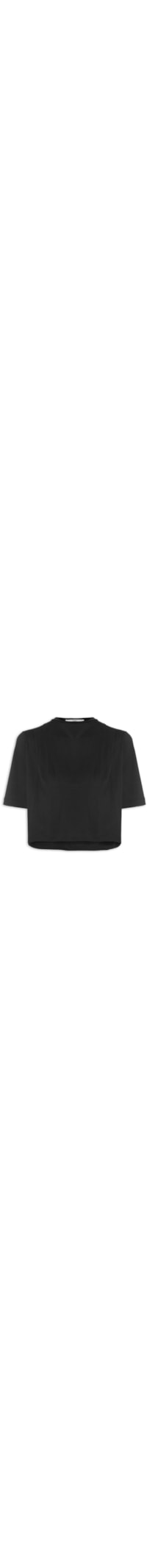 Camiseta Feminina Malha Sandra - Preto