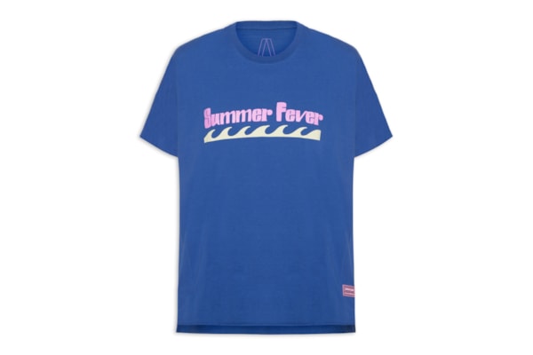 Camiseta Feminina Malha Summer Fever - Azul