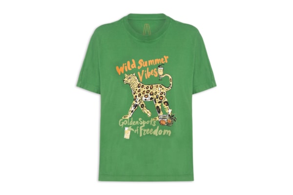 Camiseta Feminina Malha Summer Jaguar - Verde