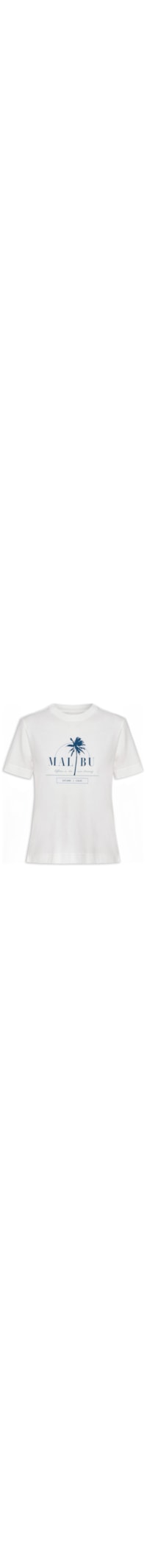 Camiseta Feminina Malibu - Off White