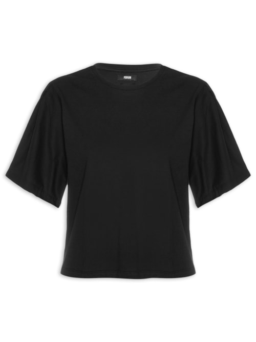 Camiseta Feminina Manga Ampla – Preto