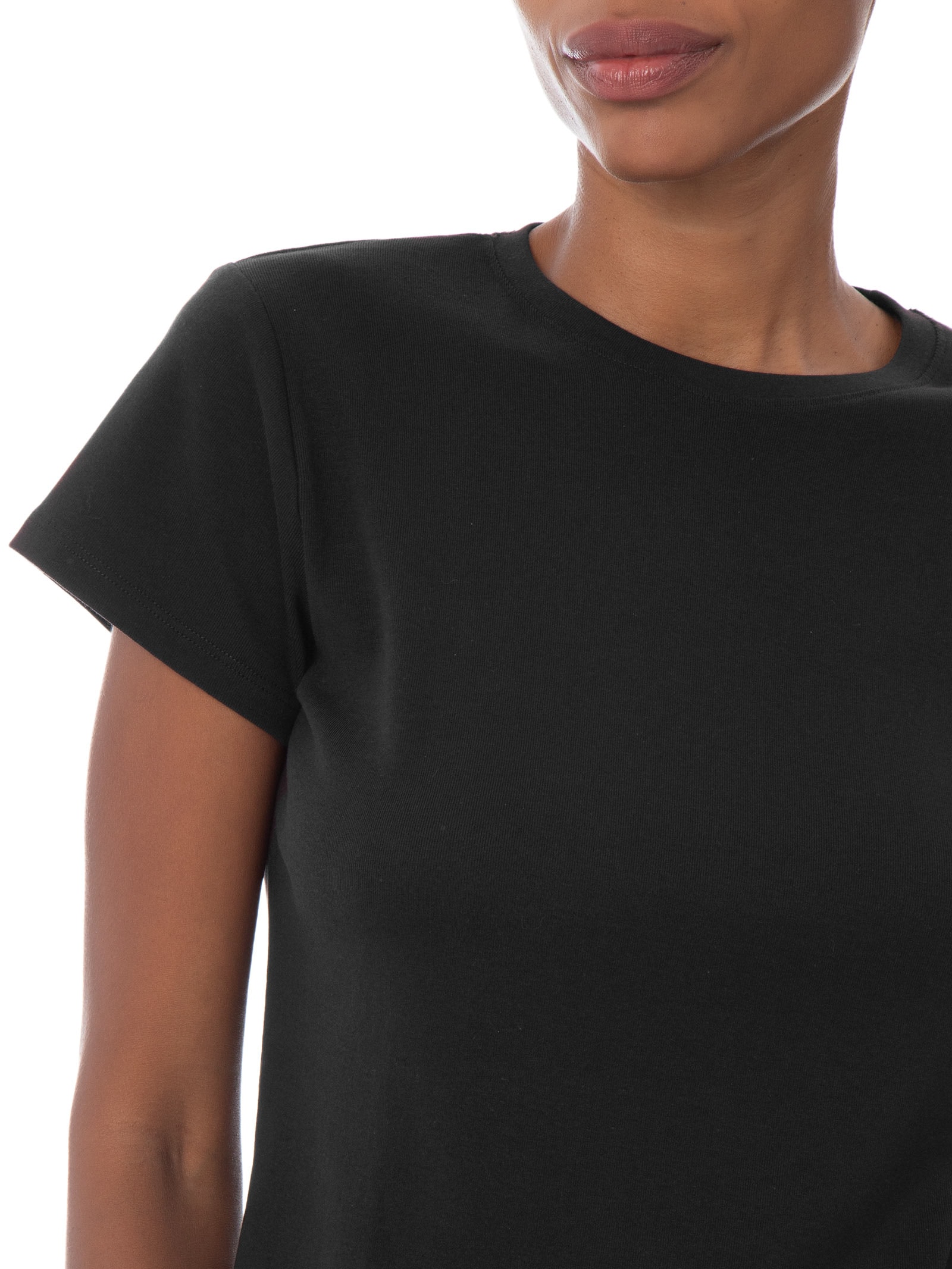 Camiseta Feminina Manga Curta 90s Baby Tee Preto Cotton On