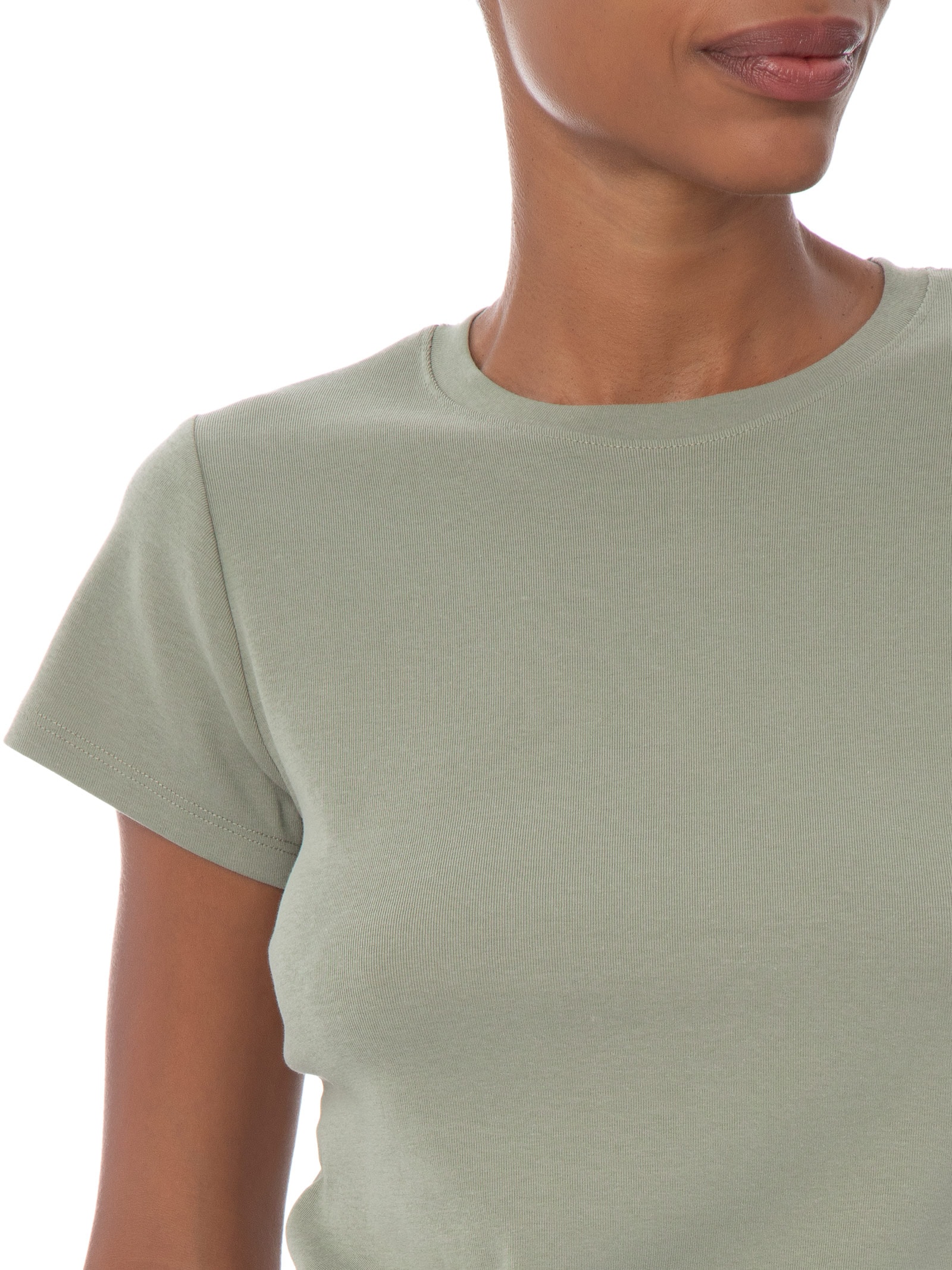 Camiseta Feminina Manga Curta 90s Baby Tee Verde Cotton On