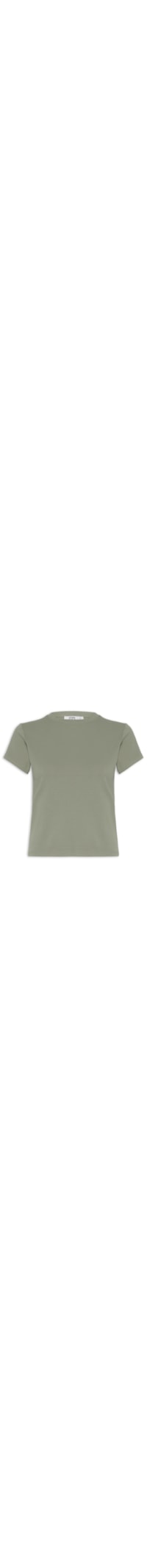 Camiseta Feminina Manga Curta 90s Baby Tee – Verde