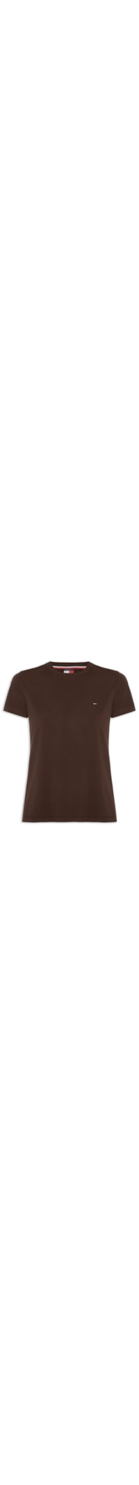 Camiseta Feminina Manga Curta Ab C-Neck Tee - Marrom