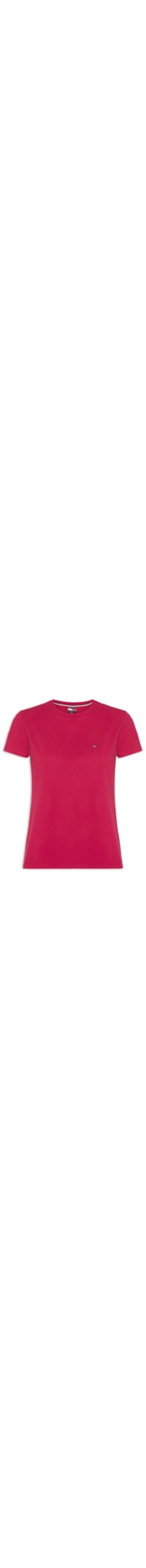 Camiseta Feminina Manga Curta Ab C-Neck Tee - Vermelho