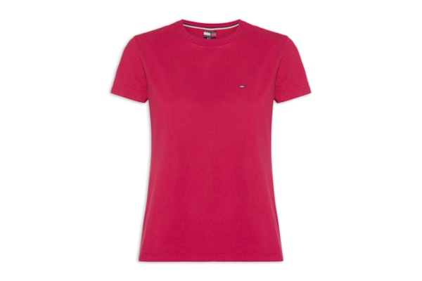 Camiseta Feminina Manga Curta Ab C-Neck Tee - Vermelho
