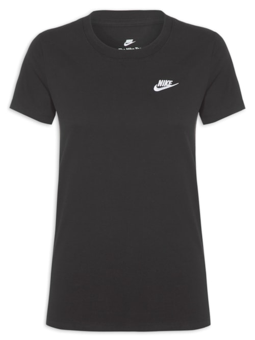 Camiseta Feminina Manga Curta Asbury Crew – Preto