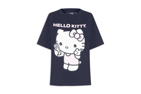 Camiseta Feminina Manga Curta - Azul
