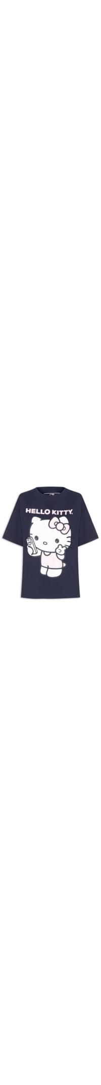 Camiseta Feminina Manga Curta - Azul
