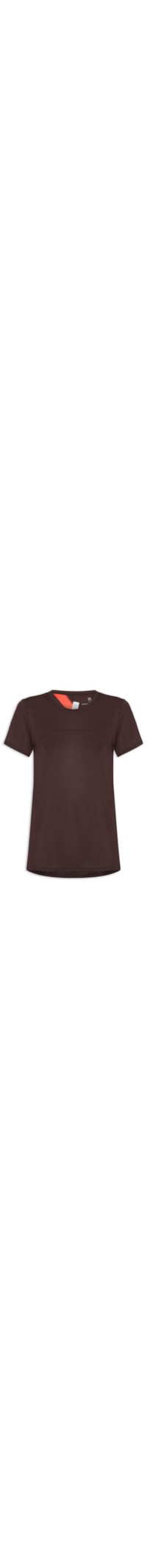Camiseta Feminina Manga Curta Body Fresh Flame - Marrom