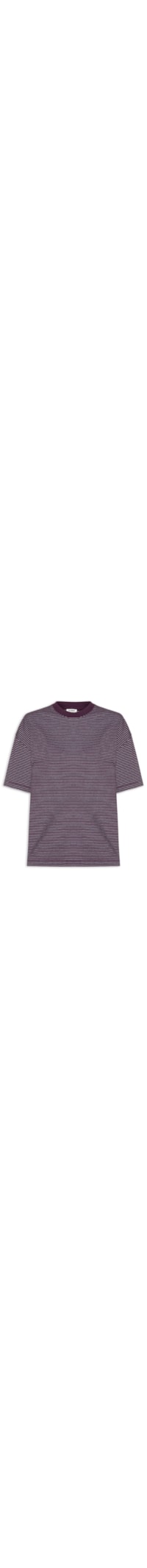 Camiseta Feminina Manga Curta Boxy Sleeve - Roxo