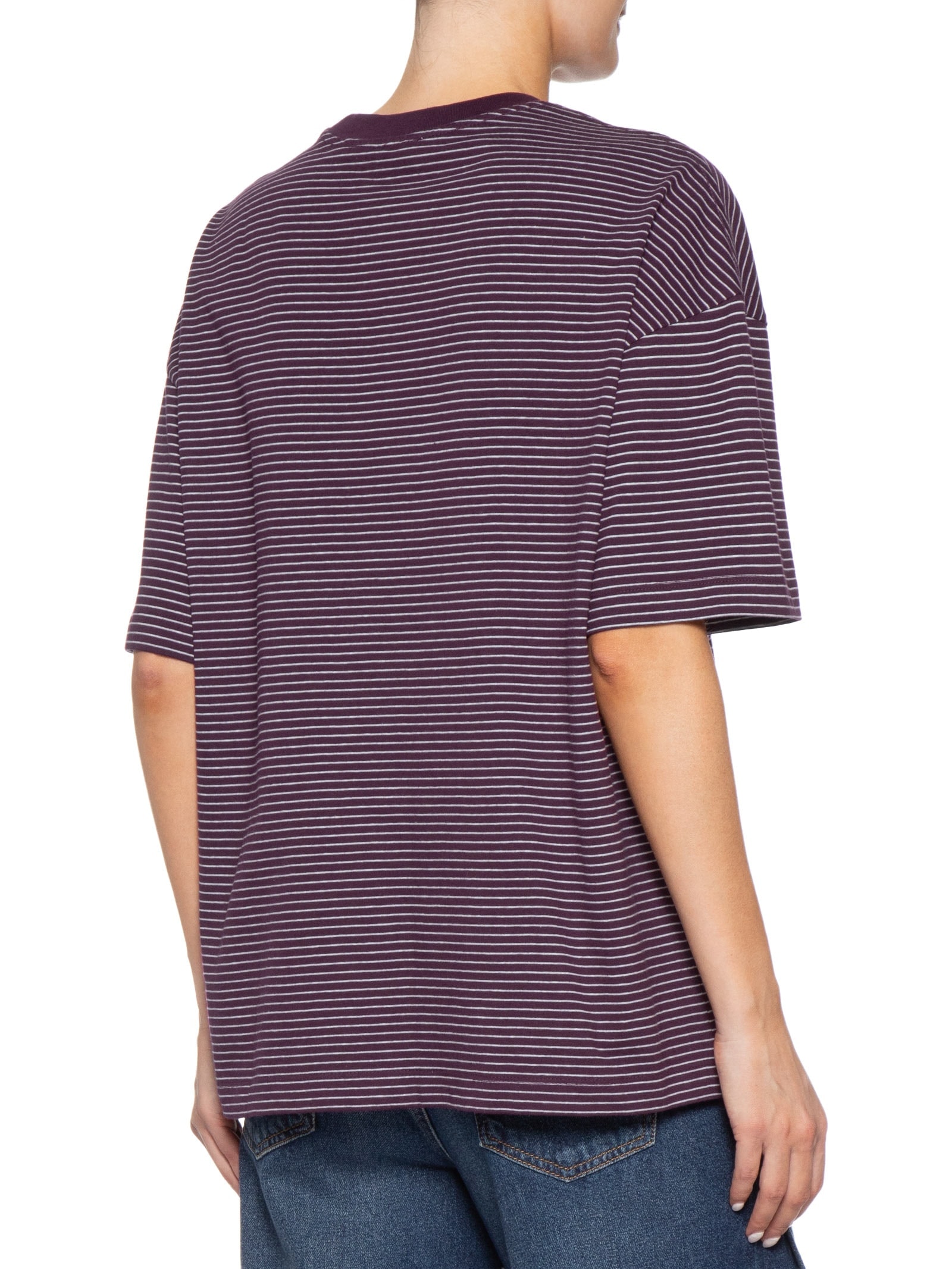 Camiseta Feminina Manga Curta Boxy Sleeve Roxo Cotton On