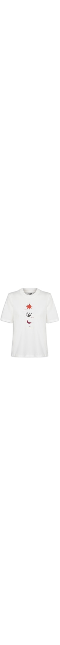 Camiseta Feminina Manga Curta - Branco