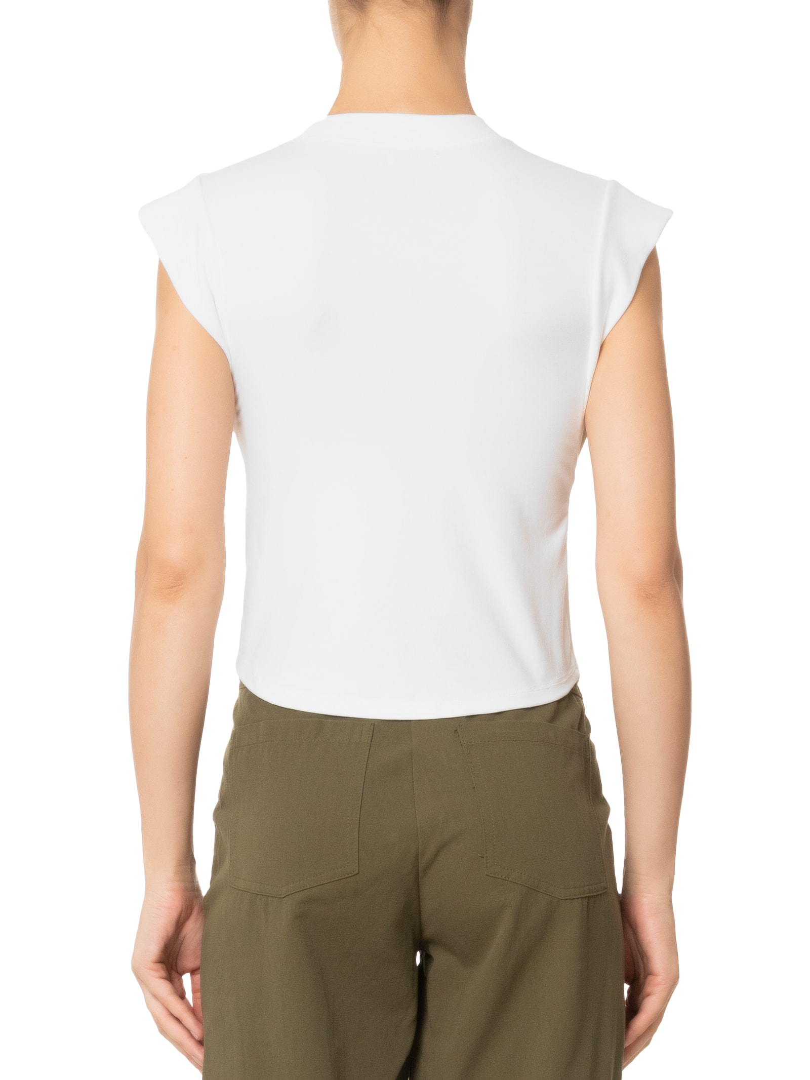 Camiseta Feminina Manga Curta Branco Basiq