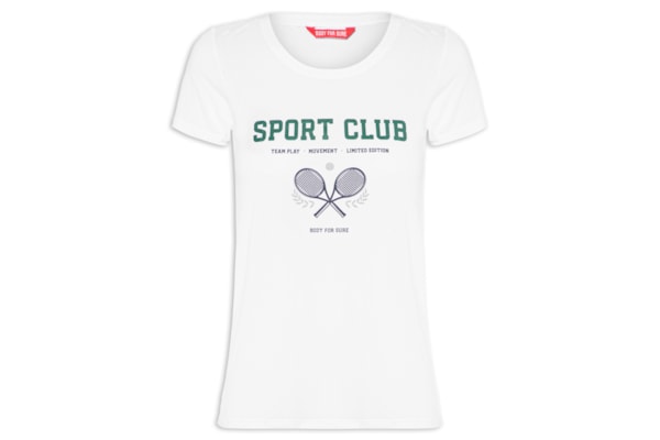 Camiseta Feminina Manga Curta - Branco