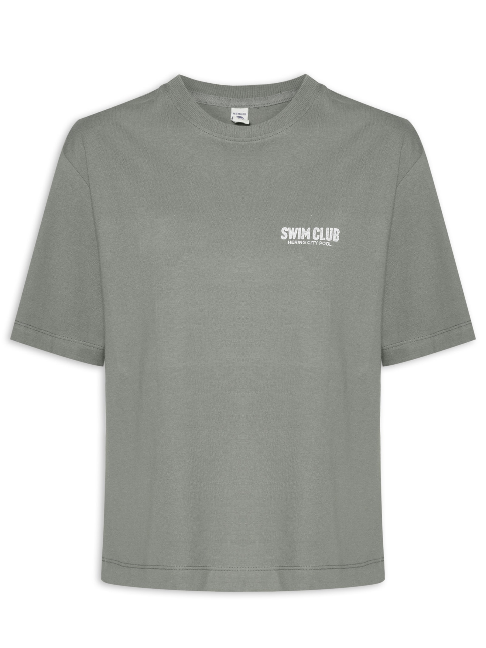 Camiseta Feminina Manga Curta Cinza Hering