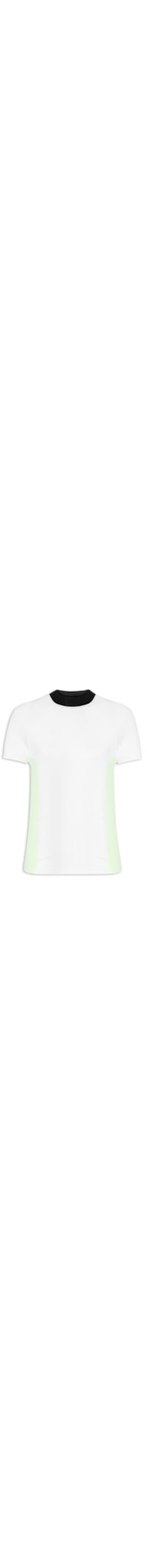 Camiseta Feminina Manga Curta Lisa - Branco