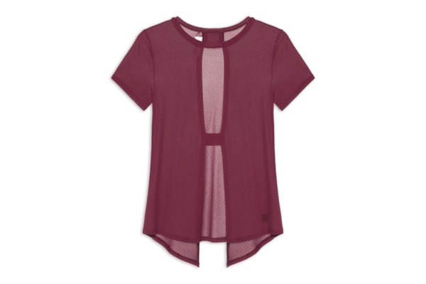 Camiseta Feminina Manga Curta Lisa New Tops - Roxo